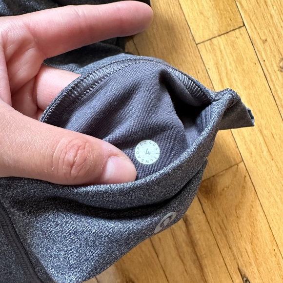 Lululemon Train Times Grey Leggings Size 4 - Picture 3 of 8